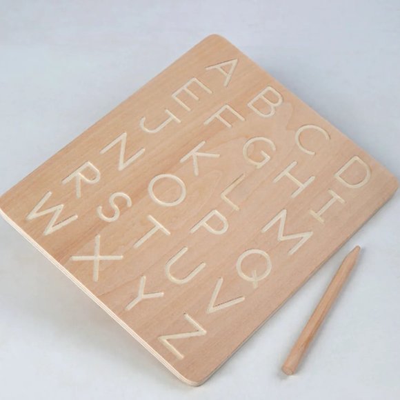 Double Sided Wooden Alphabet & Number Tracing Board - Picture 2 of 7